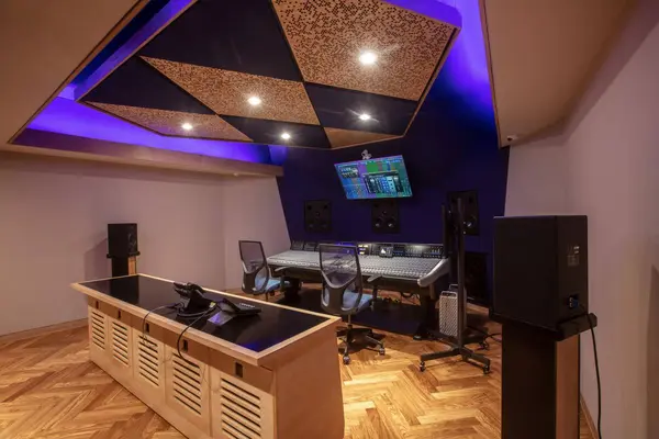 B Production recording studio by Brett Acoustics
